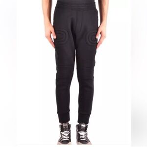 Neil Barett Biker Low Rise Black‎ Pants Size 40